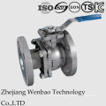 2PC Flanged Carbon Steel Ball Valve with Direct Mouting Pad